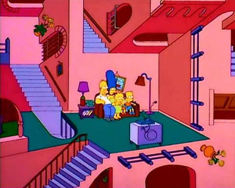 The Simpsons - a frame from the film